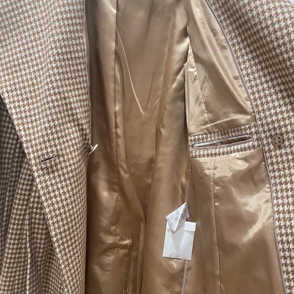 CALVIN KLEIN, Women's Petite Asymmetrical Belted Wrap Coat - Picture 7 of 9